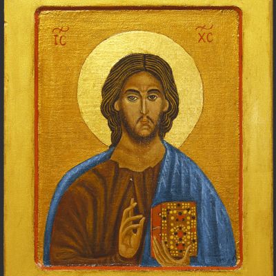 Chrystus-Pantokreator---serbski-monastyr-Chilandar-Athos-